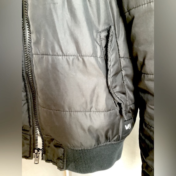 Small RVCA rush push jacket fleece lined warm bomber jacket - Picture 11 of 14